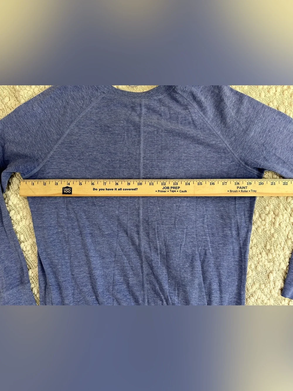 Nike Gym Women’s Vintage Crewneck Sweatshirt Medium Blue Heather Pullover